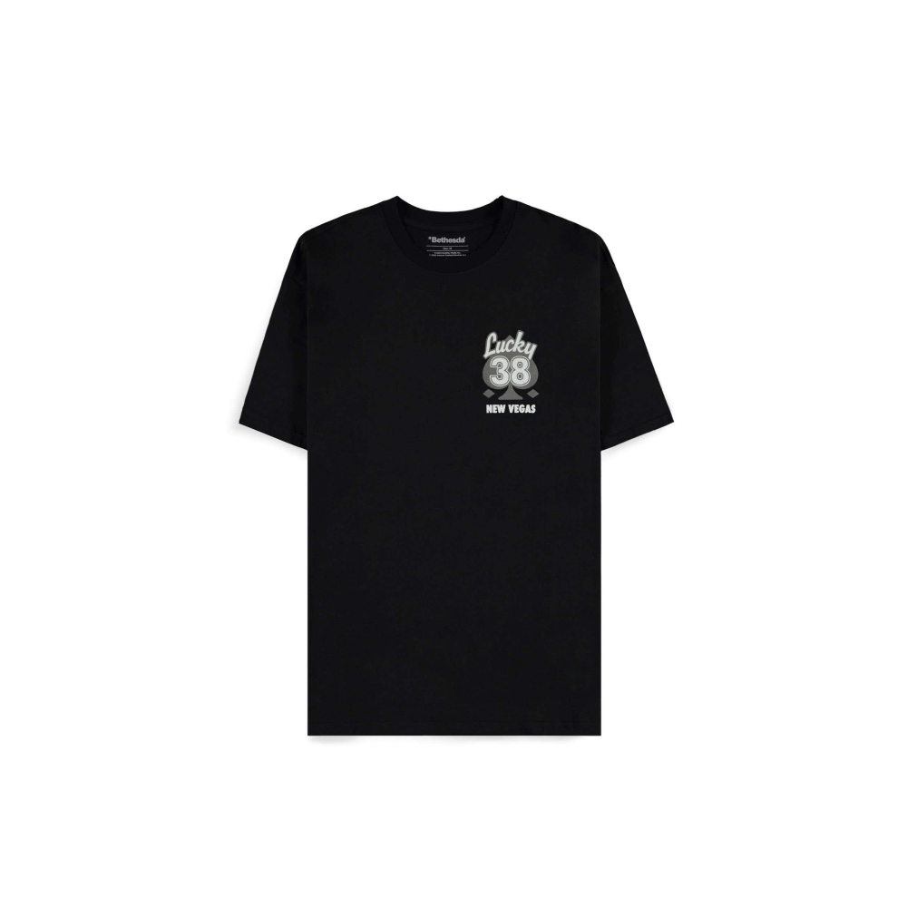 Fallout - Lucky New Vegas Heren Tshirt - Zwart